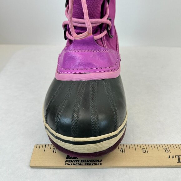 Sorel Yoot Pac Waterproof Winter Snow Boots Fuchsia Pink Lined Womens Size 5 - Picture 12 of 15